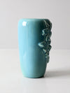 mid century Haeger dogwood pottery vase