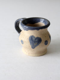 vintage studio pottery mug