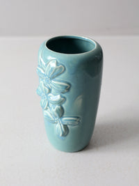 mid century Haeger dogwood pottery vase