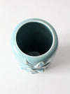 mid century Haeger dogwood pottery vase