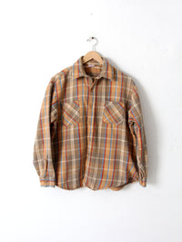 Vintage 70s Big Mac plaid shirt