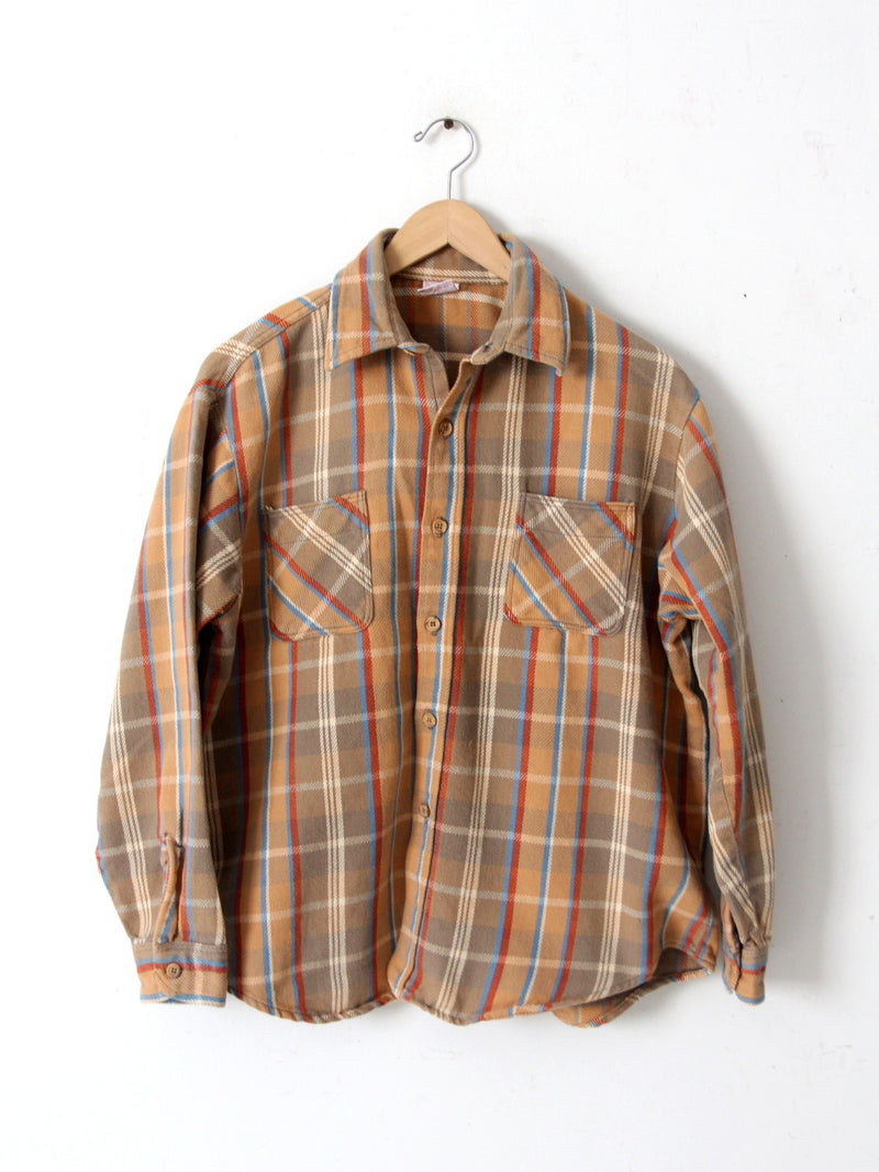 Vintage 70s Big Mac plaid shirt