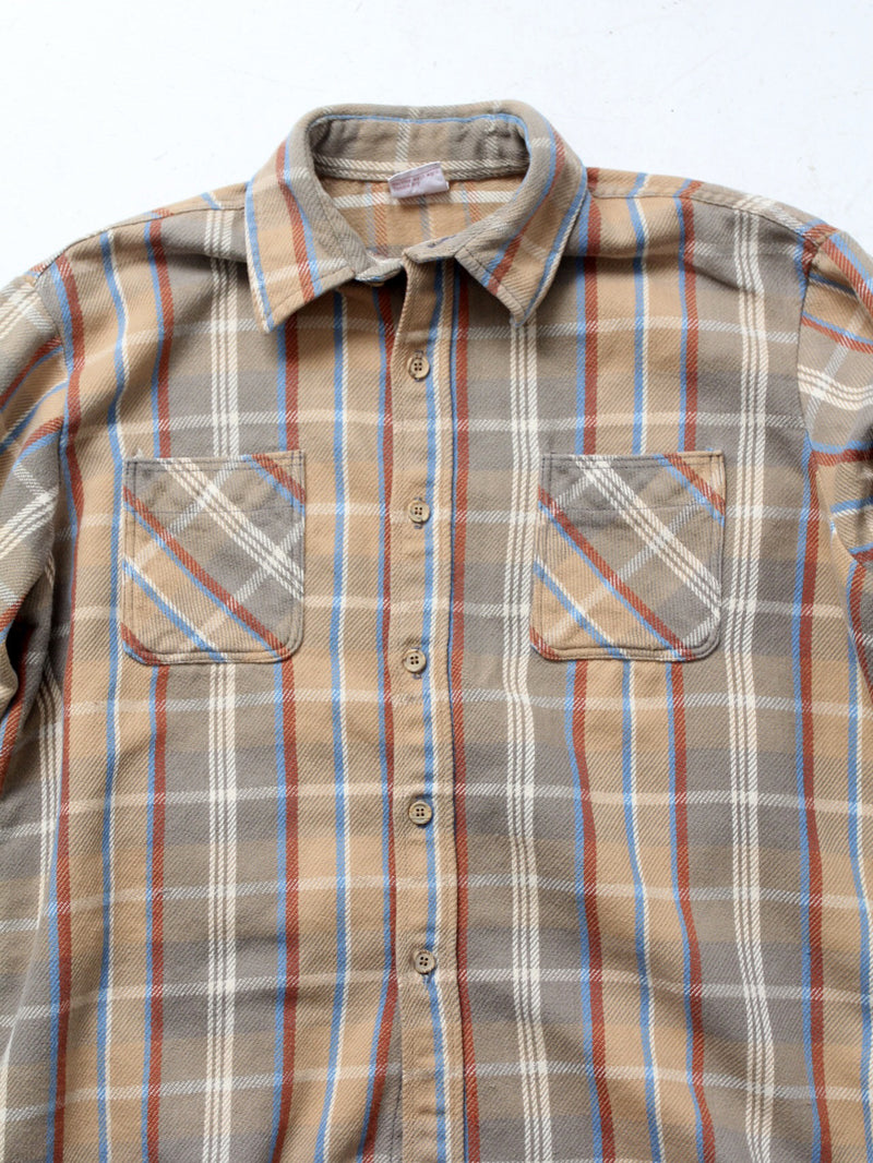 Vintage 70s Big Mac plaid shirt