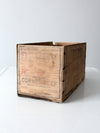 vintage Derby Foods wood crate