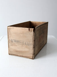 vintage Derby Foods wood crate