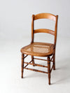 antique cane seat dining chair