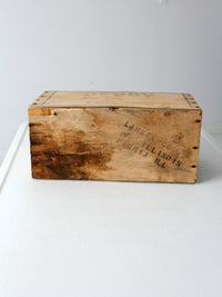 vintage Derby Foods wood crate