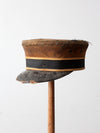 antique AG Meier & Co conductor's hat