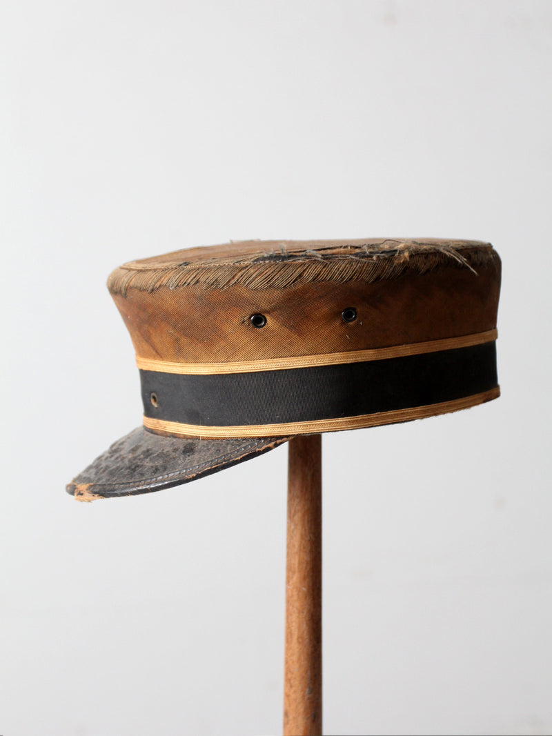 antique AG Meier & Co conductor's hat