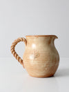 vintage studio pottery pitcher