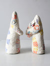 vintage quilted folk art dolls