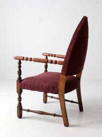 antique statement arm chair