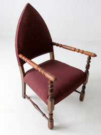 antique statement arm chair