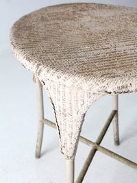 antique wicker table