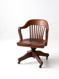 antique swivel seat desk chair