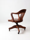 antique swivel seat desk chair