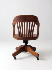 antique swivel seat desk chair