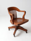 antique swivel seat desk chair