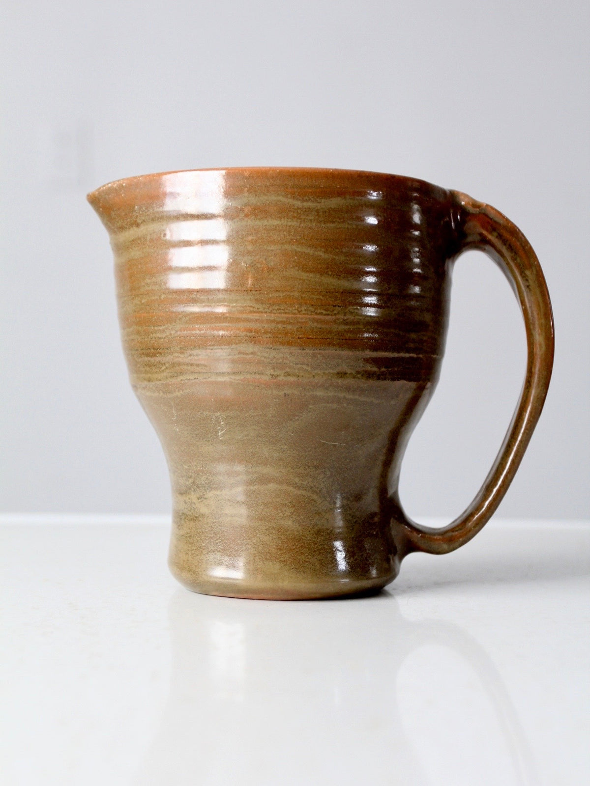 vintage studio pottery pitcher