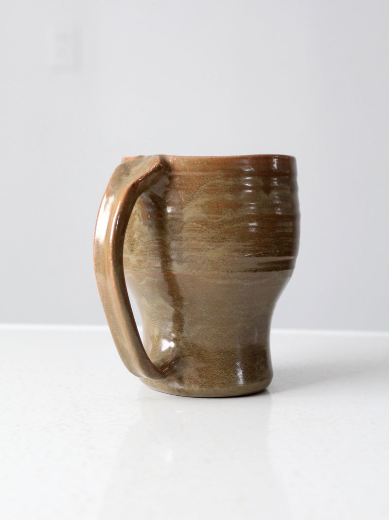 vintage studio pottery pitcher