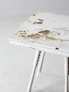 antique painted side table