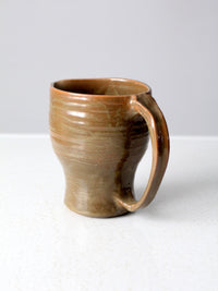 vintage studio pottery pitcher