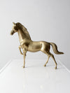 mid century brass horse figure