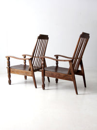 vintage veranda arm chairs pair