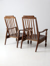 vintage veranda arm chairs pair