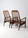 vintage veranda arm chairs pair