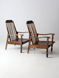 vintage veranda arm chairs pair