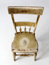 antique hand painted primitive side chair