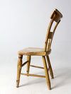 antique hand painted primitive side chair