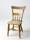 antique hand painted primitive side chair