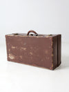 antique P Becker & Co suitcase