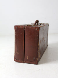 antique P Becker & Co suitcase