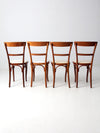 antique bentwood chairs set of 4