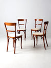 antique bentwood chairs set of 4