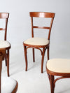 antique bentwood chairs set of 4