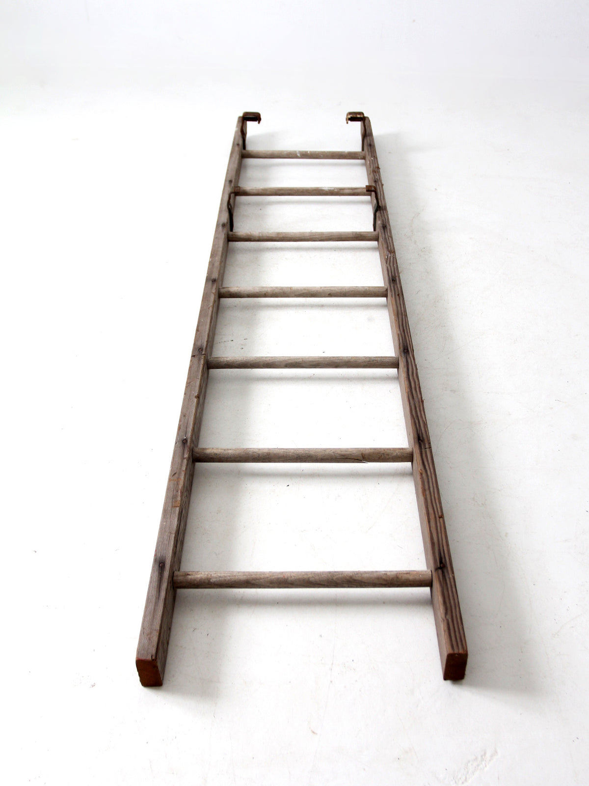 antique wood picking ladder