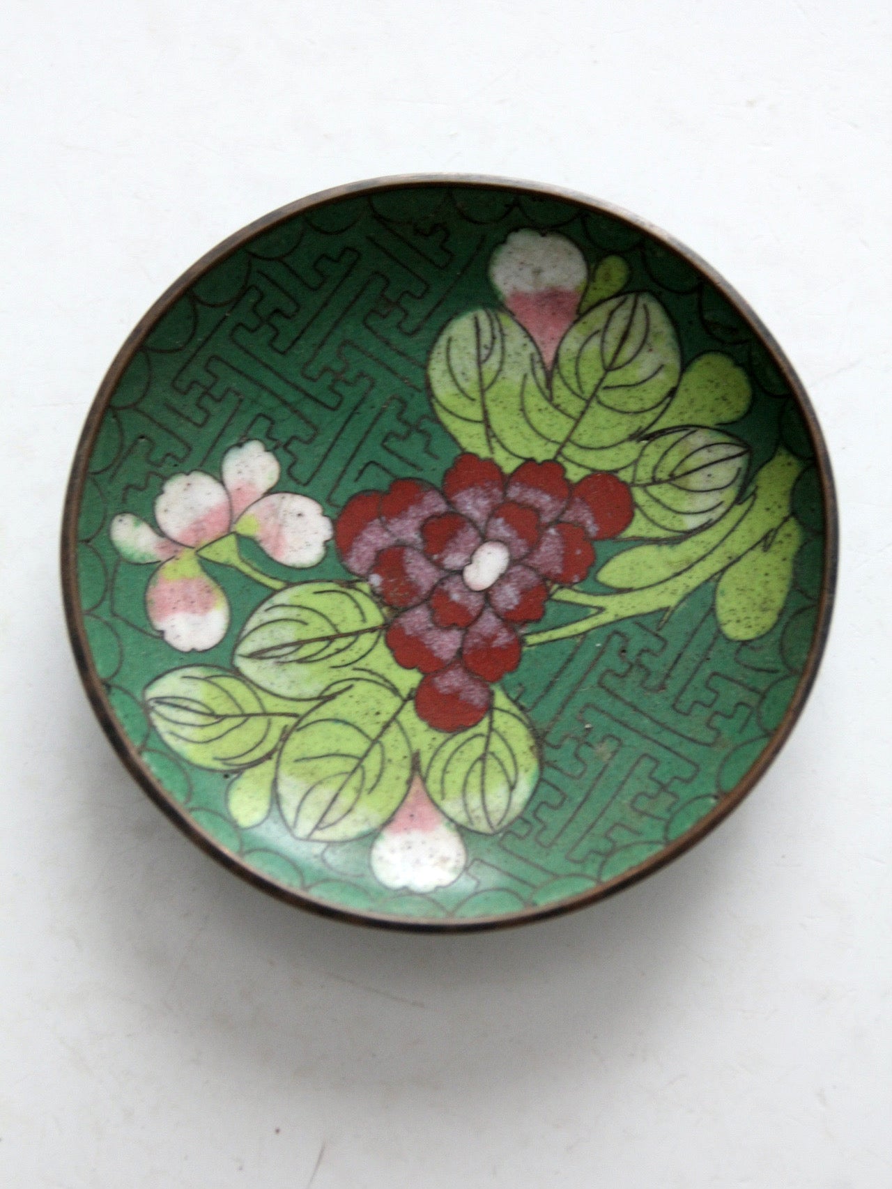 Chinese Antique good Period Cloisonne Plate