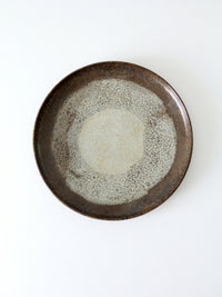 vintage studio pottery plate