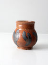 vintage studio pottery vase