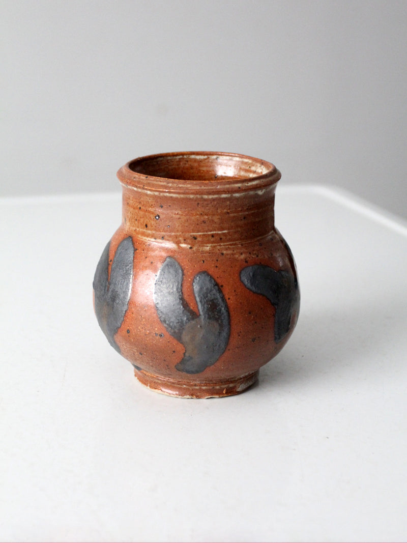 vintage studio pottery vase