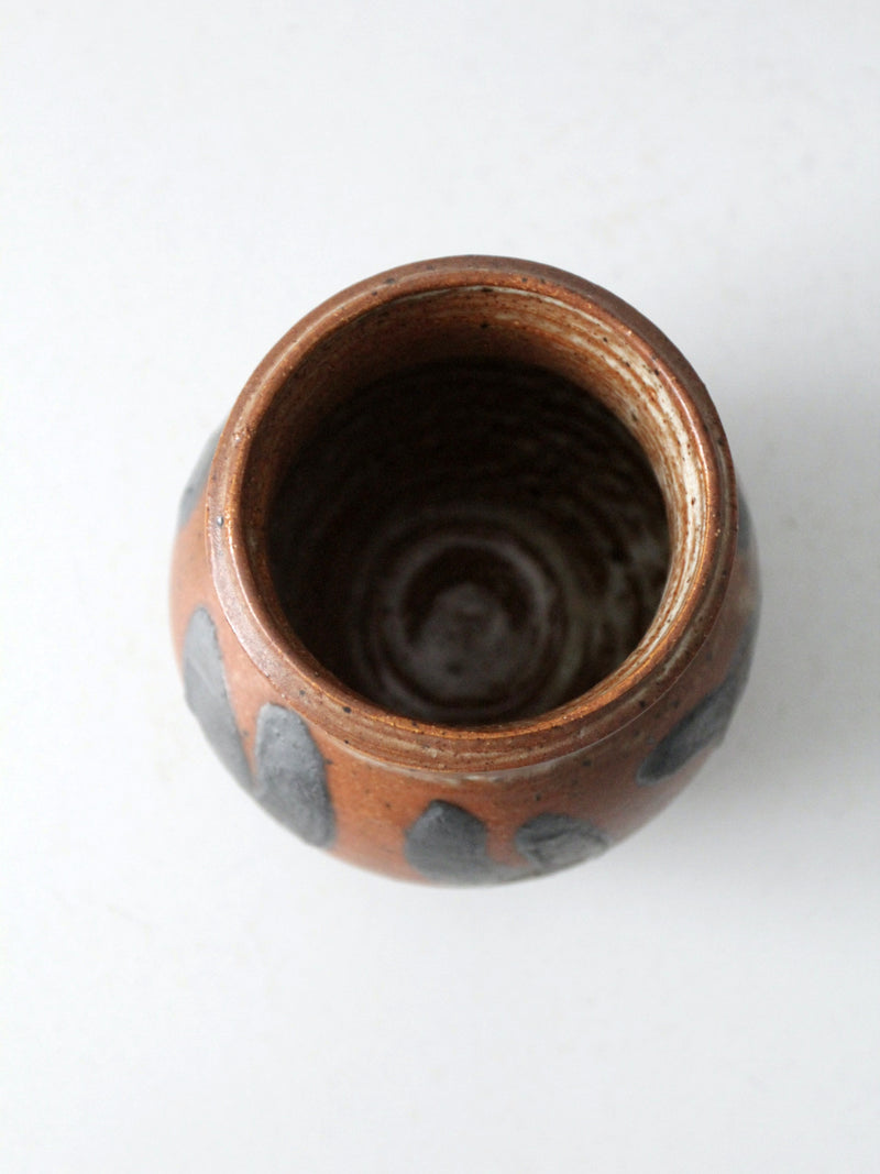 vintage studio pottery vase