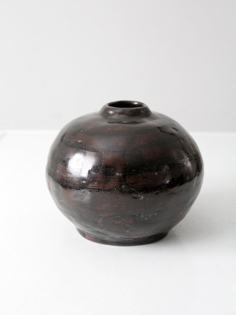 vintage studio pottery vase