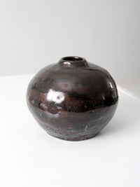 vintage studio pottery vase