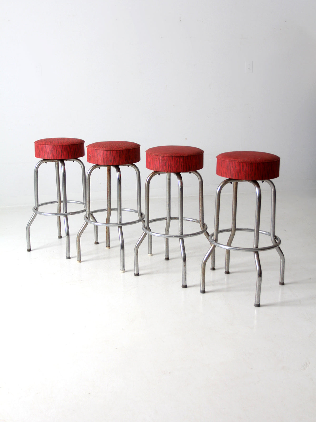 vintage bar stools set of 4