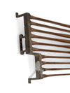 antique copper towel rail