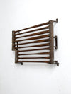 antique copper towel rail